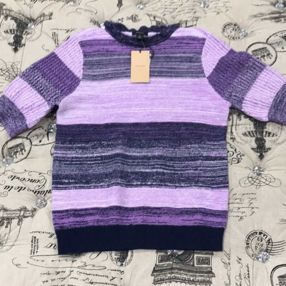Halogen Stripe Rib Sweater - Picture 2 of 5